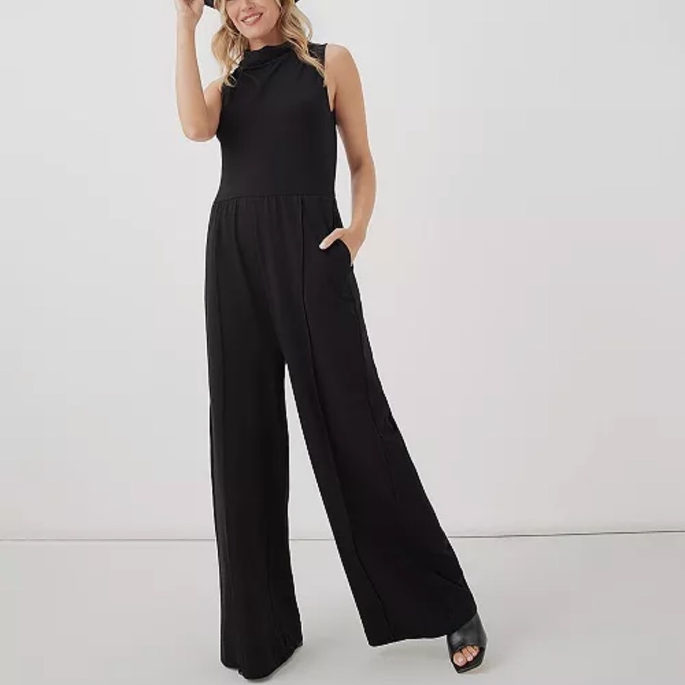 Michael Kors Black Logo Jumpsuit